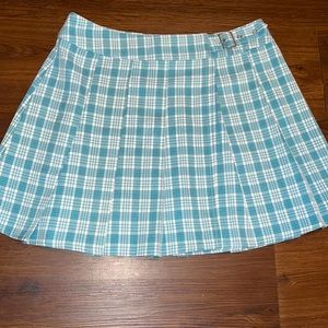 Pleated Mini Skirt